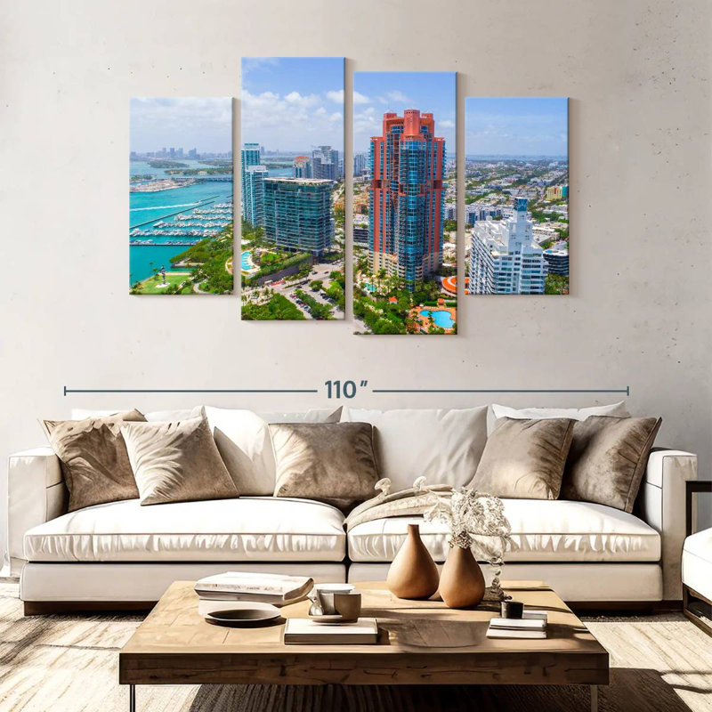 Gratte-ciel de Sirci South Beach, H 54 po x l 84 po