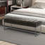 Genuine Leather Upholstered Bench-1470437990