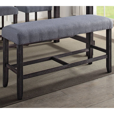 Banc à hauteur de comptoir patiné