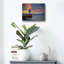 Art mural en verre Breakwater Bay «Sunset At Bug Light» par Rick Berk-422291433