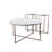 Norrell Laminate Table Set with X Metal Frame with Coffee Table and 2 End Tables-239140296