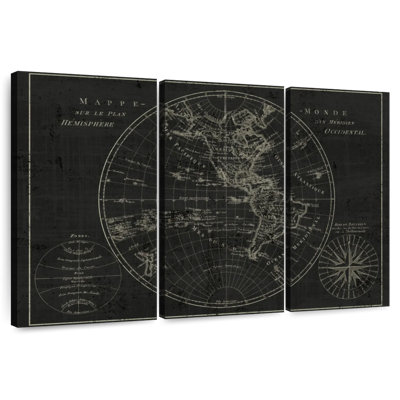 Aliaz Mappemonde Etching III