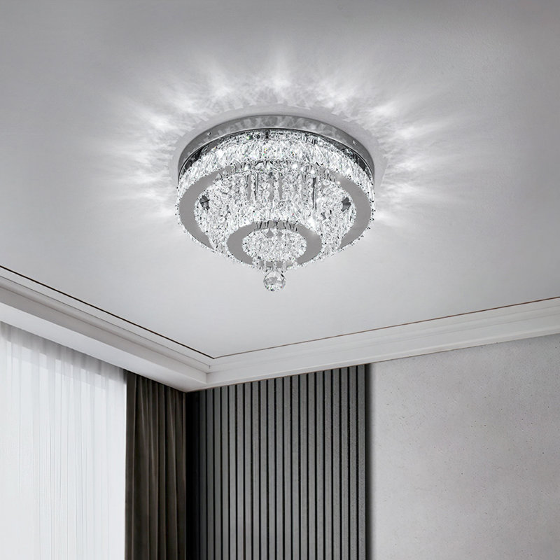 2-Light Round 30cm flush mount