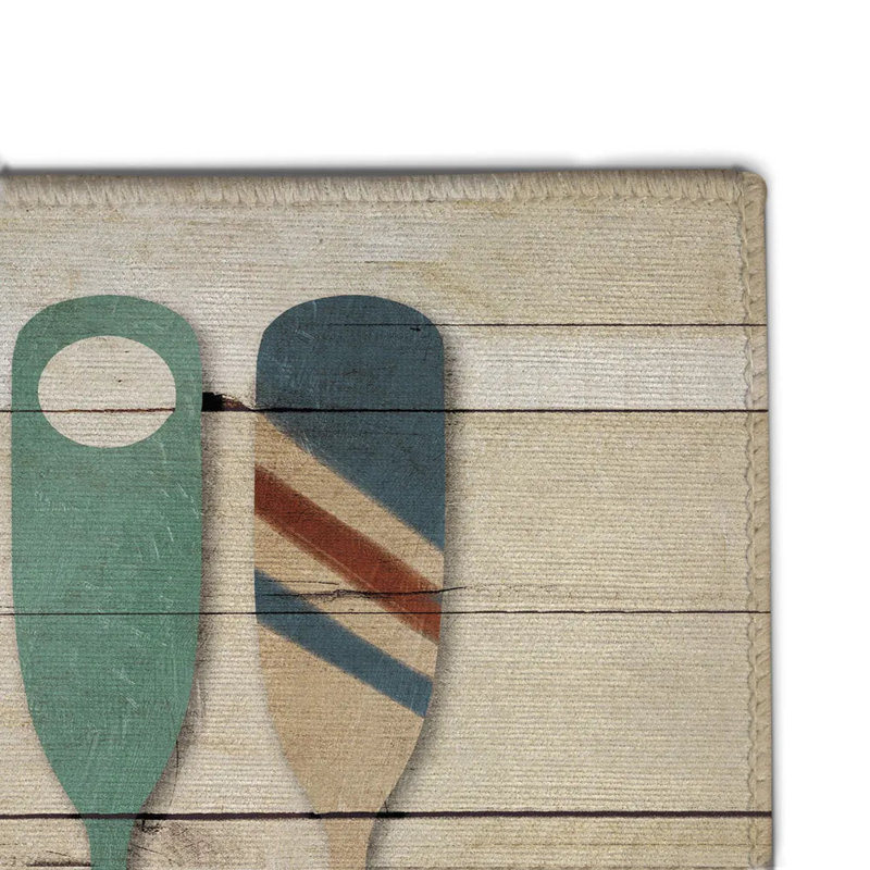 Tapis d'extérieur Playful Oars, L 36 po x L 60 po