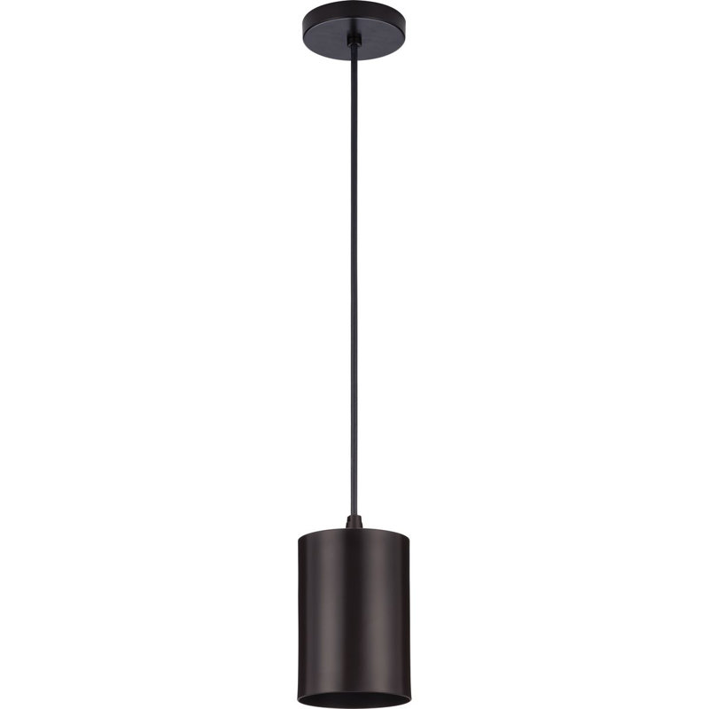 Luminaire suspendu d'extérieur à 1 ampoule Jennette, Bronze antique, H 130,59 po x l 5 po x P 5 po, 65