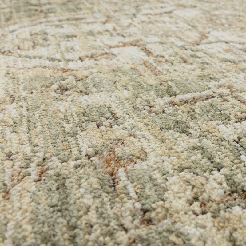 Madeleine Serapi Vintage Green Area Rug, Rectangle 120 x 160 cm
