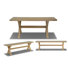 Cascais Dining Set With Trestle Base