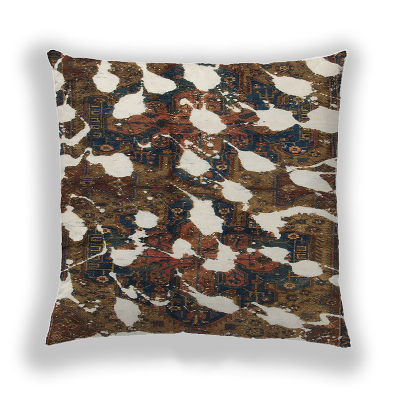 Coussin décoratif abstrait 1188, Microsuède
