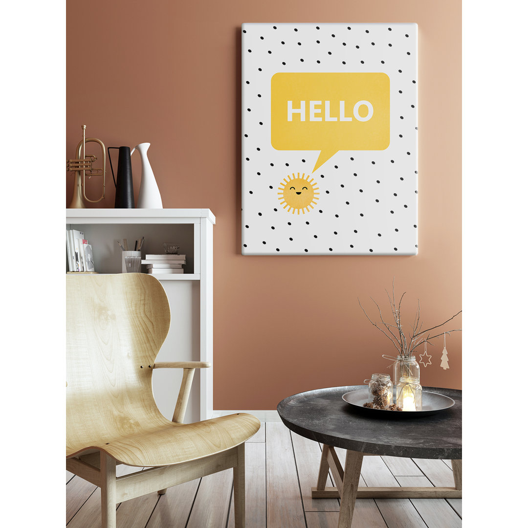 „Hello Sunshine“ Bild auf Leinwand aus der Elisabeth Fredriksson-Kollektion