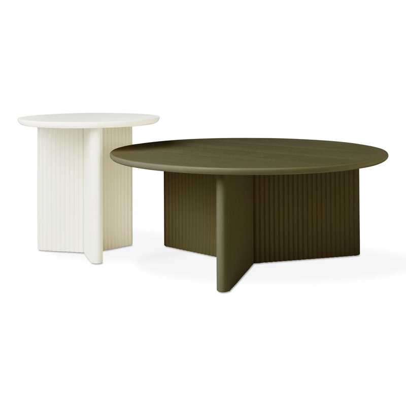 Odeon Coffee Table, Olive