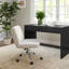 Fauteuil de bureau pivotant avec siège large Martha Stewart Eloise-112246974-112246960