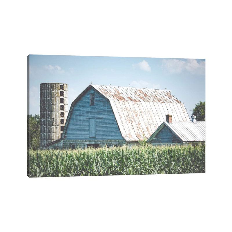 Summer On The Farm by Ann Hudec - Wrapped Canvas Print, 20.32 cm H x 30.48 cm W