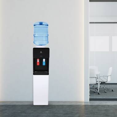 Aqua Optima Refroidisseur d'eau de comptoir sans bouteille électrique chaud  et froid en noir - Wayfair Canada