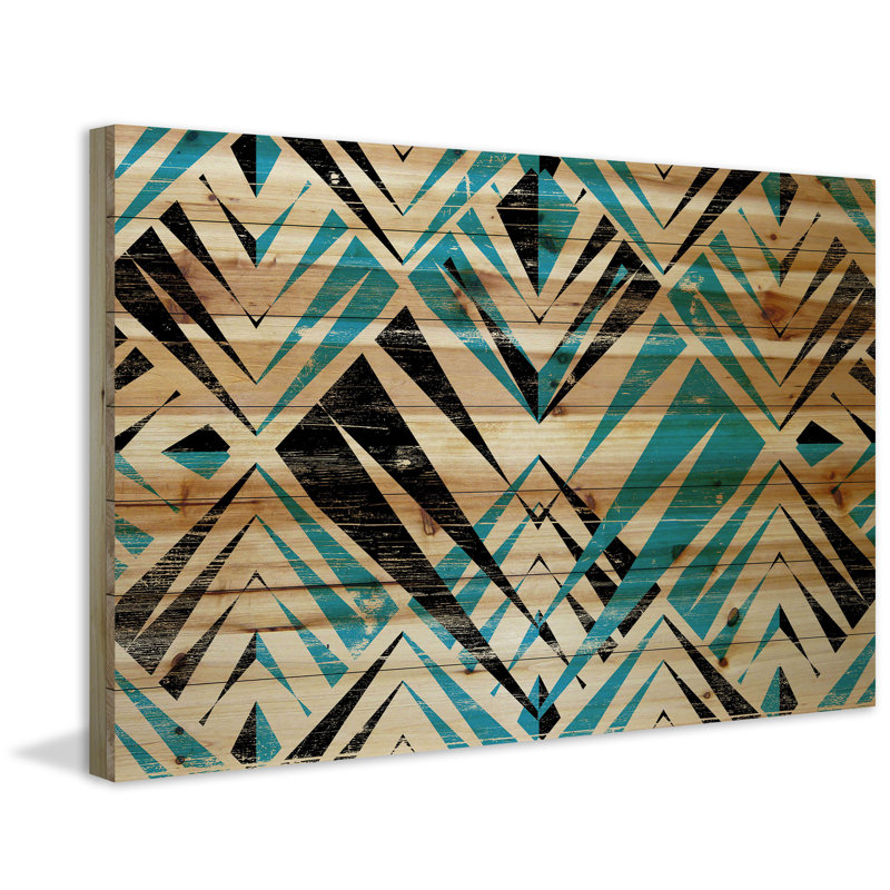 « visions of dents », impression sur bois, 40 po x 60 po