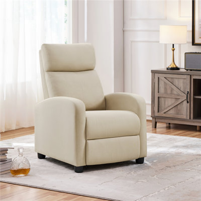 color Manual Glider Recliner with 3 Relaxation Modes