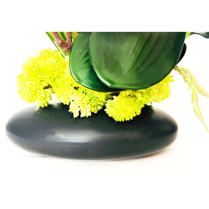 Artificial Flowers Arrangement in a Ceramic Vase