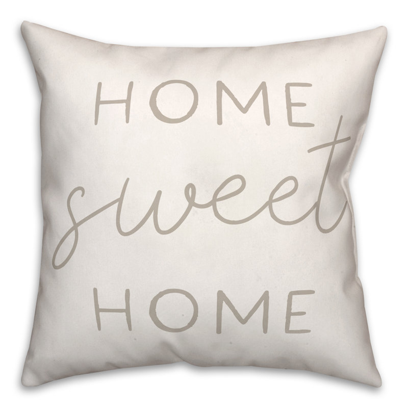 Outdoor Reversible Throw Pillow, White