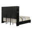 Lit Garner avec foyer, DEL, lampe de lecture, haut-parleur, Bluetooth et USB-1696076697