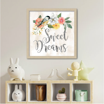 Sweet Dreams 16x16 Framed Board