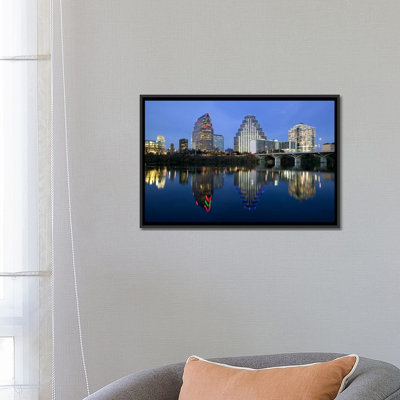 «Panoramic Town Lake, Austin, Texas», reproduction de photo sur toile