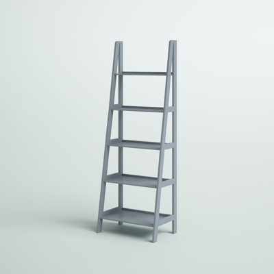 Natrona 72.5" H x 25.25" W Solid Wood Ladder Bookcase by Zipcode Design
