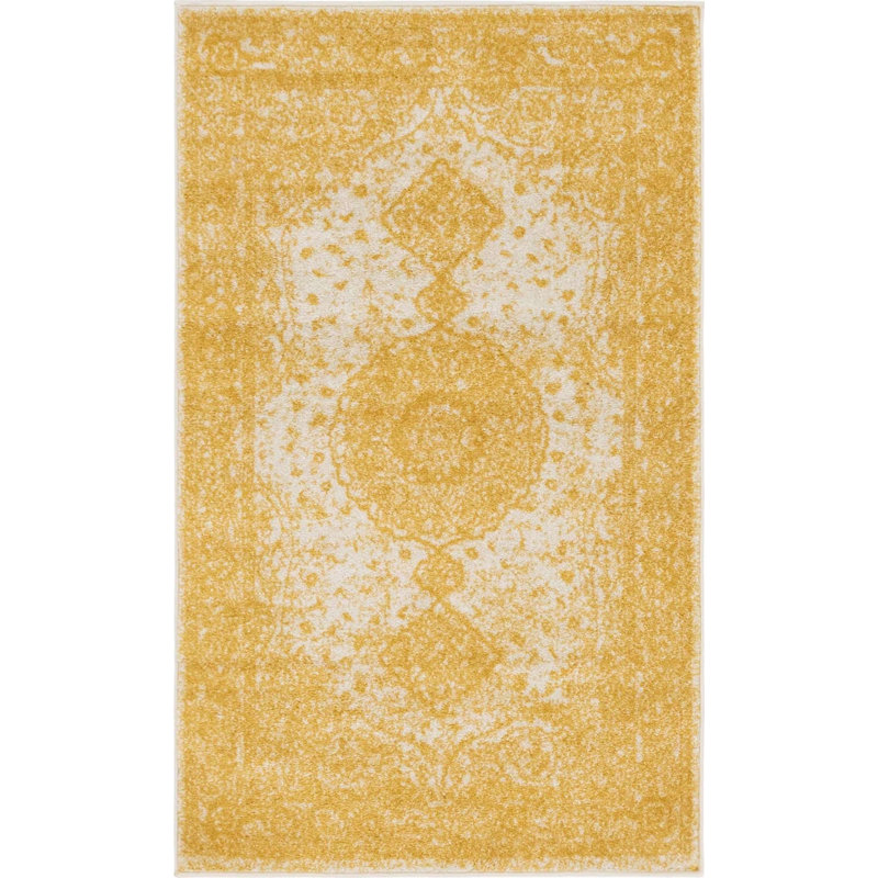 Geometric Indoor Rug, Rectangle 3'1" x 5'3"