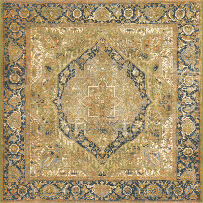 Green Nosara Indoor/Outdoor Traditional Rug