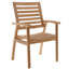 Kasandra Outdoor Teak Dining Armchair