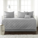 Southshore Fine Linens Brickyard 6-Piece Daybed Quilt Set with Shams and bed skirt