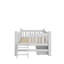 Wood Twin Size Platform Bed With Drawers And Guardrail-114402326