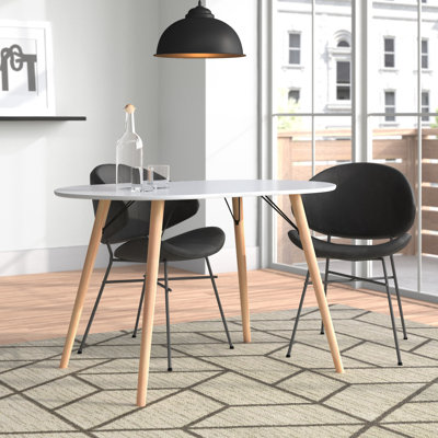 Ackerman Oval Solid Wood Base Dining Table