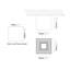 Darma 1 - Light 2.75" Simple Square LED Flush Mount-26617090