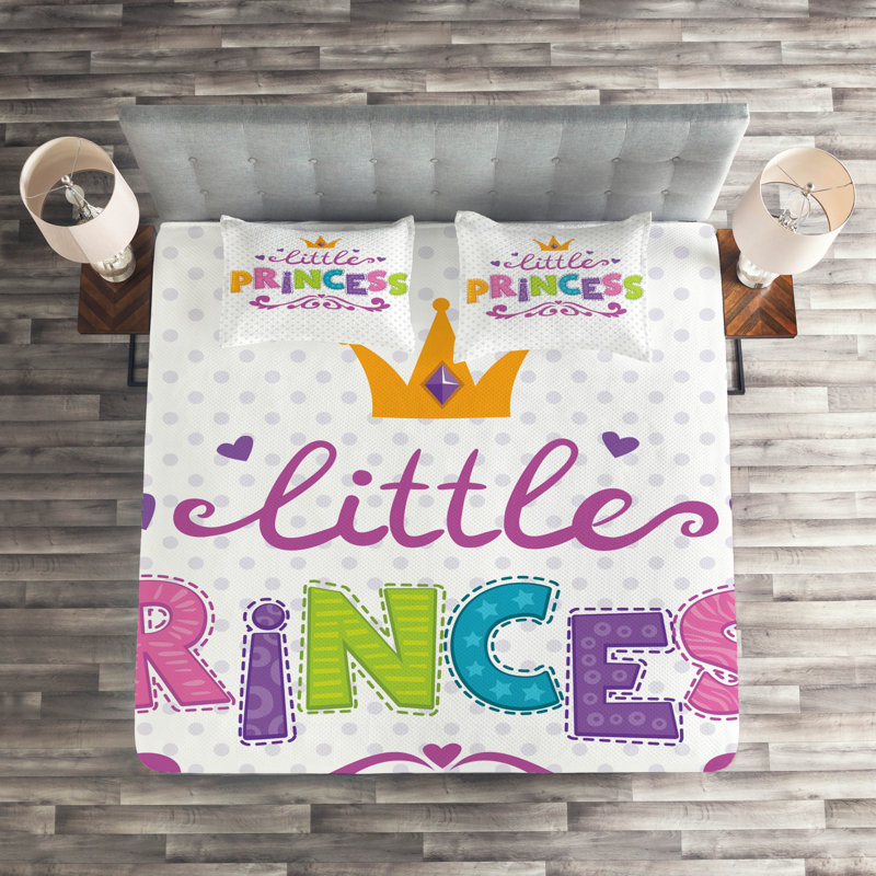 Dots Coverlet, King Bedspread + 2 Shams