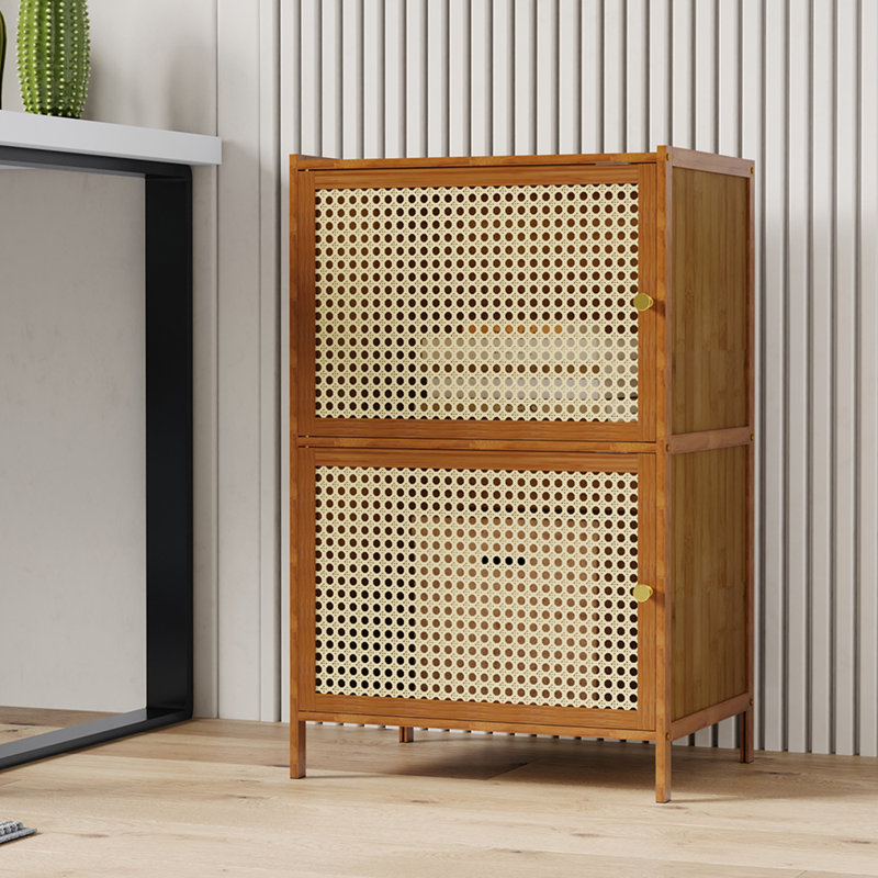 43 cm W Solid Wood Bedside Table