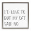 «My Cat Said No Froater Floater», art mural sur toile par SD graphiques Studio-189436106-193198780