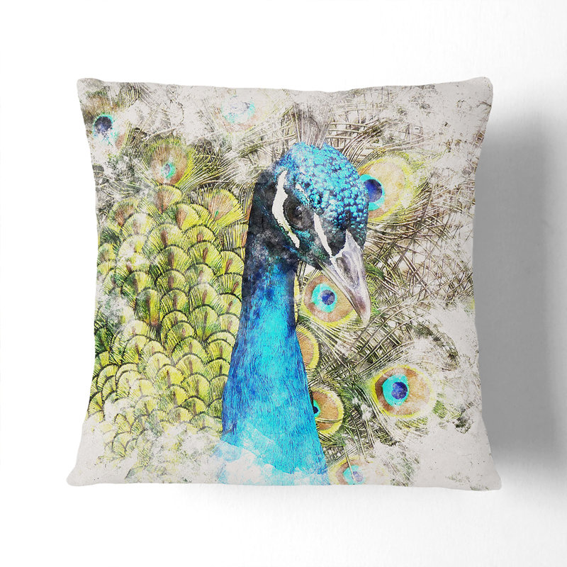Square Throw Cushion, White, 55cm H x 55cm W x 20cm D