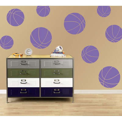 Décalcomanie murale baskets