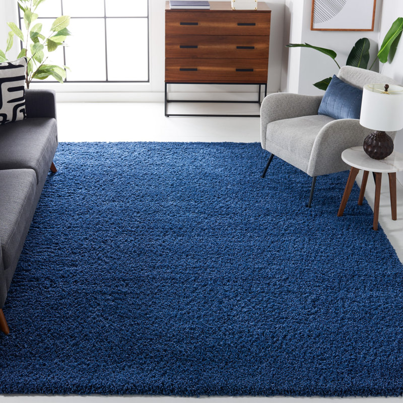Rizco Shag Performance Solid Color Rug, Rectangle 10' x 14'