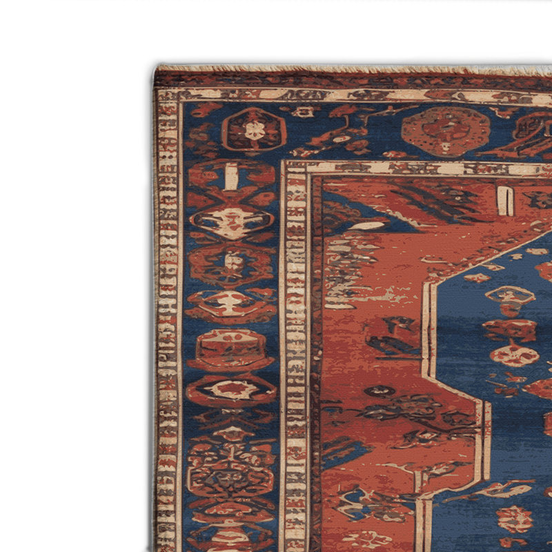 Tapis turc intérieur et extérieur brun, Rectangulaire 2 pi x 3 pi