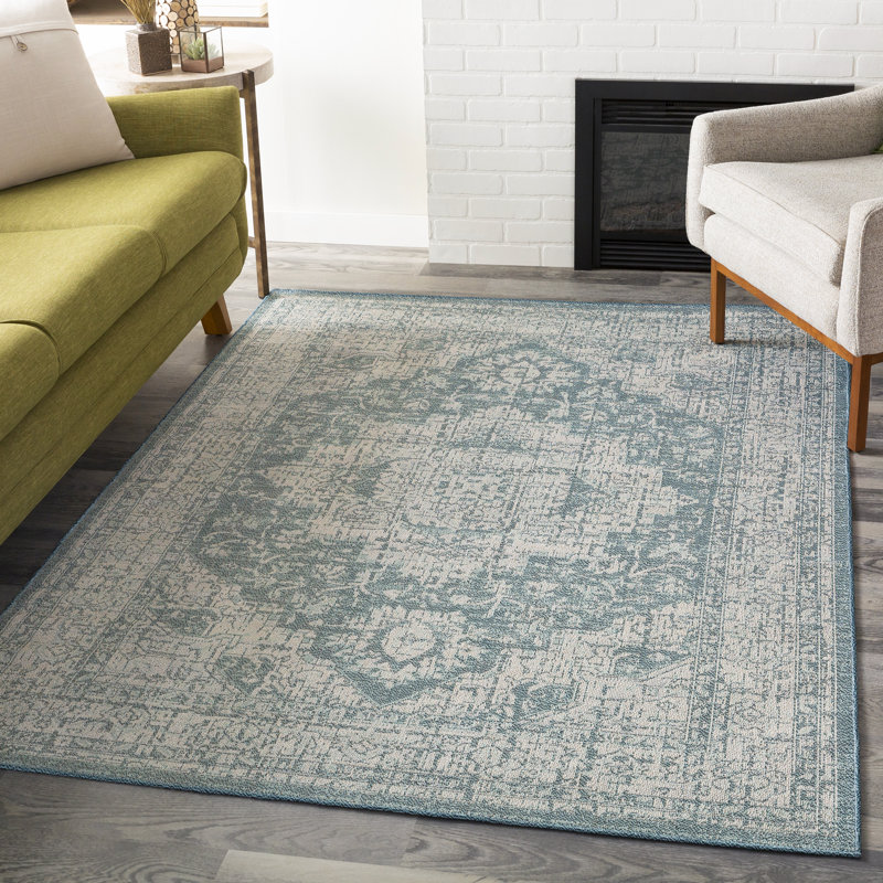 Sharron Oriental Indoor / Outdoor Rug, Rectangle 5'3" x 7'3"