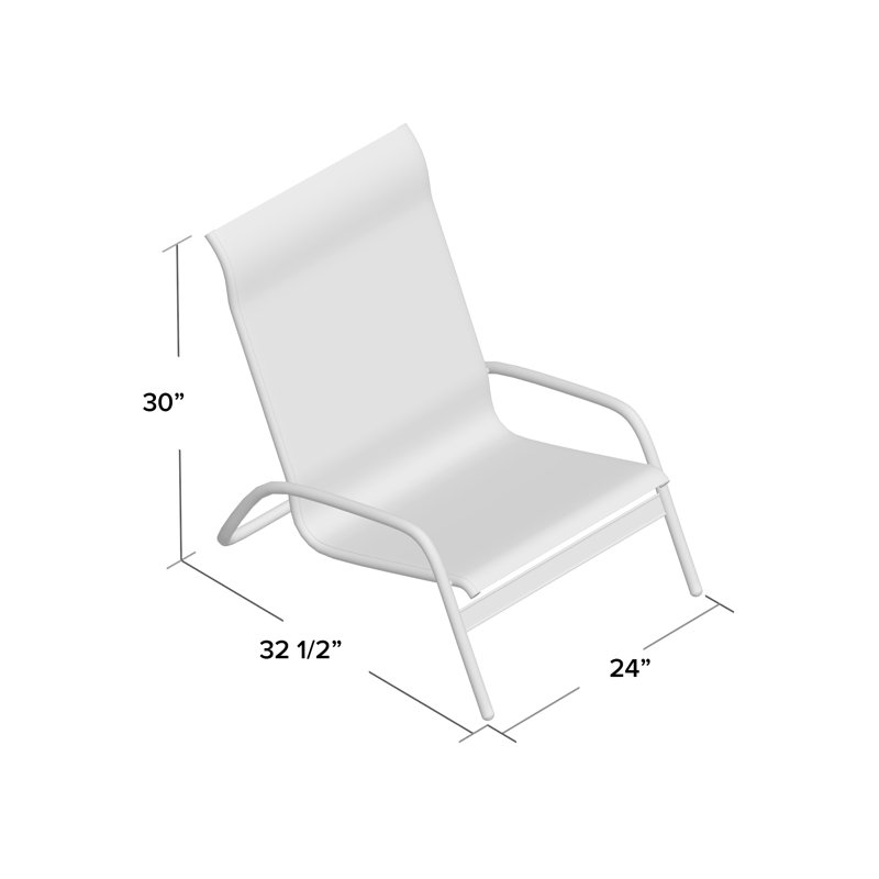 Beach Chair, Textured Black, Tan