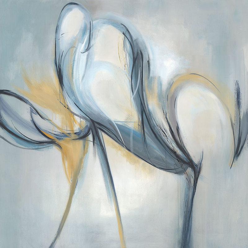 "Kinesics" par Jacob Lincoln - Art mural encadré, Image au pinceau gel