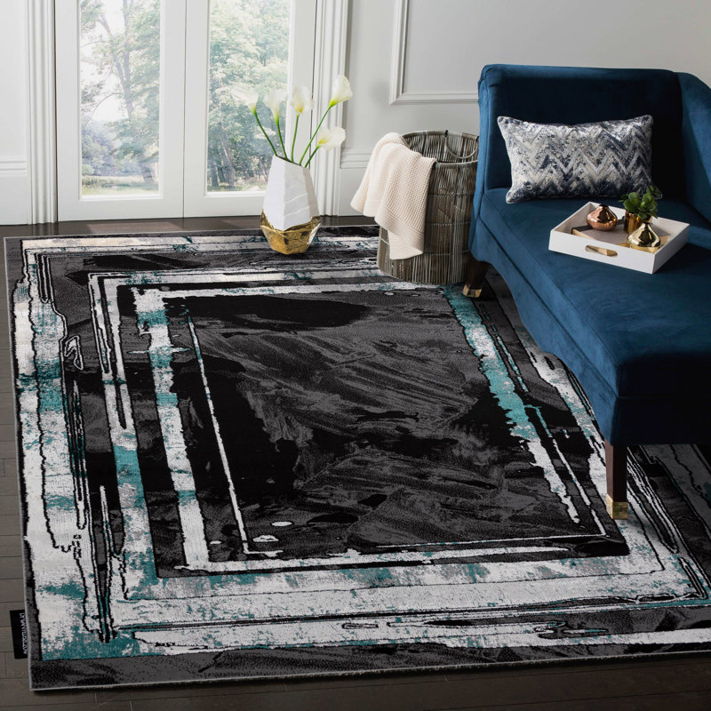 Abstract Area Rug, Rectangle 200 x 290cm