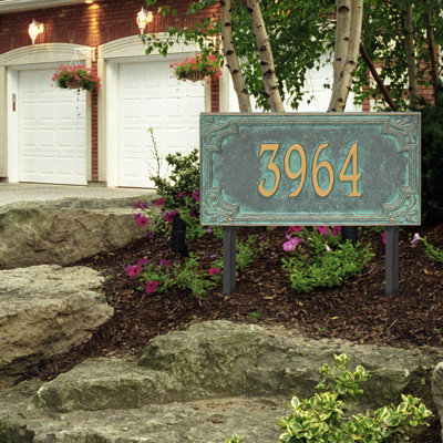 Plaque d'adresse sur 1 ligne Signature Series