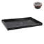 Base de douche en acrylique noir lustré avec drain central 60 po x 36 po Streamline NT-2244-60BL-CR, drain inclus