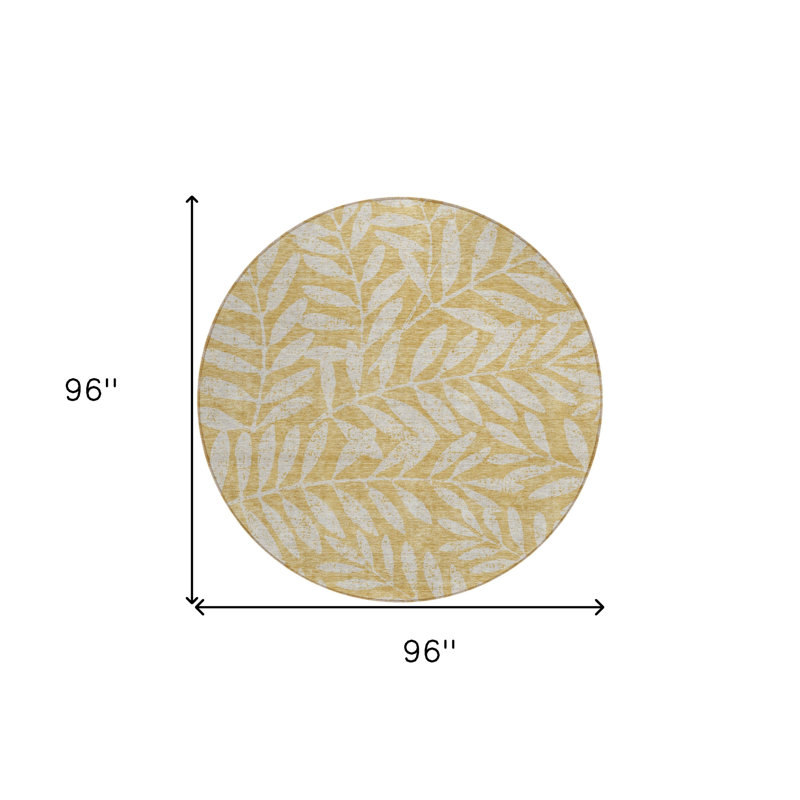 Tapis rond 8 po