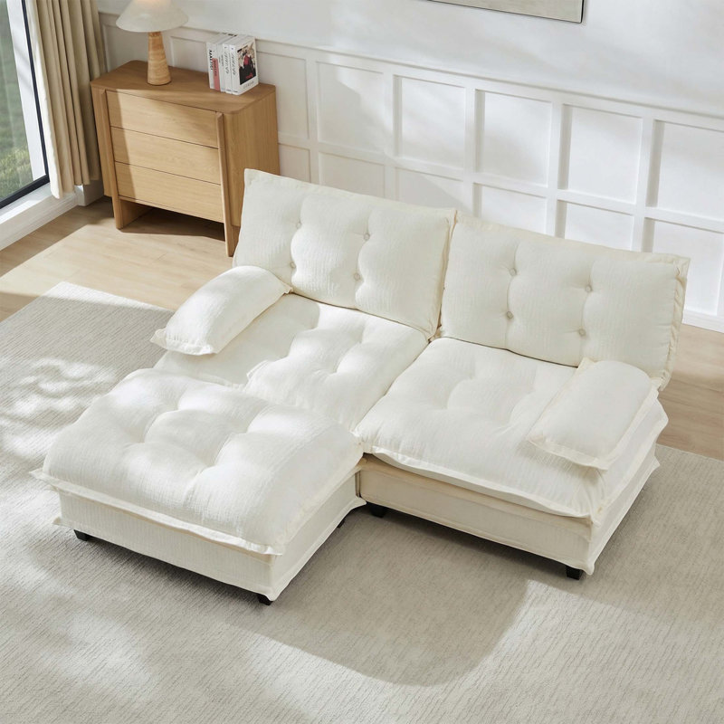 Canapé modulaire avec siège profond et conception flexible