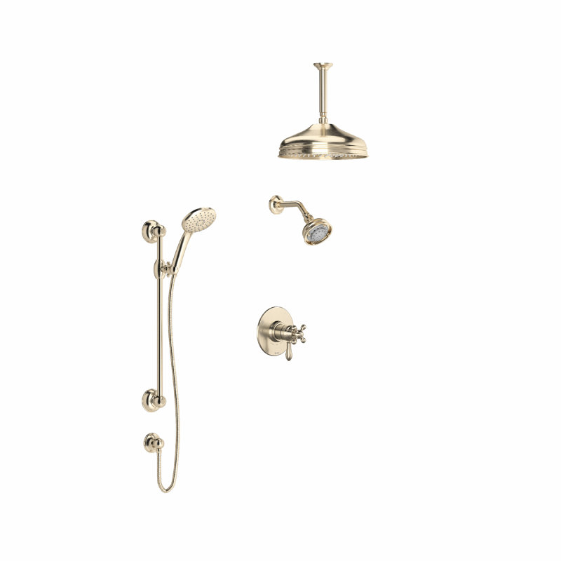 1/2" Therm & Pressure Balance Trim with 5 Functions, Satin Nickel