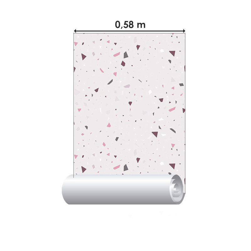Rouleau de papier peint adhésif Aldolivio L 126 po x l 24 po