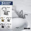 Robinet de salle de bain central à 4 poignées à 4 poignées avec bonde escamotable Karran-102098640